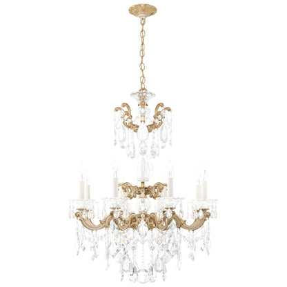Schonbek La Scala 8 Light 25" Wide Crystal Chandelier
