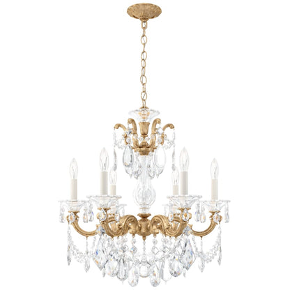Schonbek La Scala 6 Light 23" Wide Crystal Chandelier