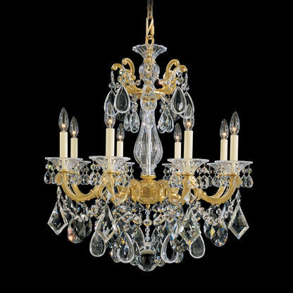 Schonbek La Scala 8 Light 25" Wide Crystal Chandelier