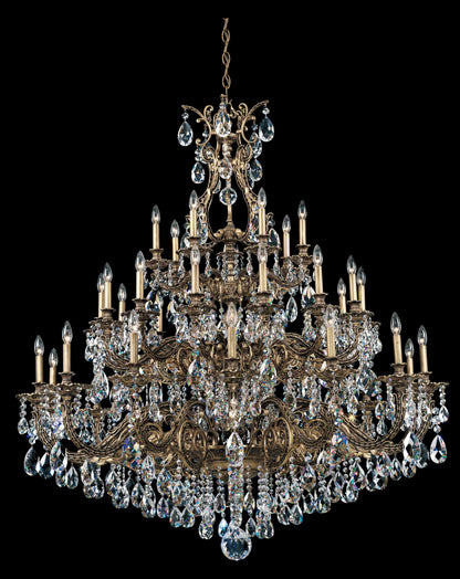 Sophia 35 Light 55" Wide Crystal Chandelier with Swarovski Crystals