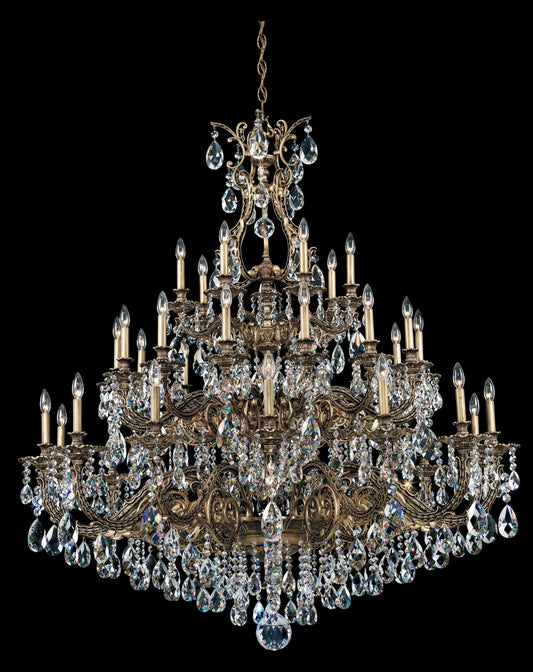 Sophia 35 Light 55" Wide Crystal Chandelier with Swarovski Crystals