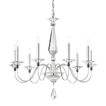 Jasmine 9 Light 33" Wide Crystal Chandelier with Clear Swarovski Optic Crystals