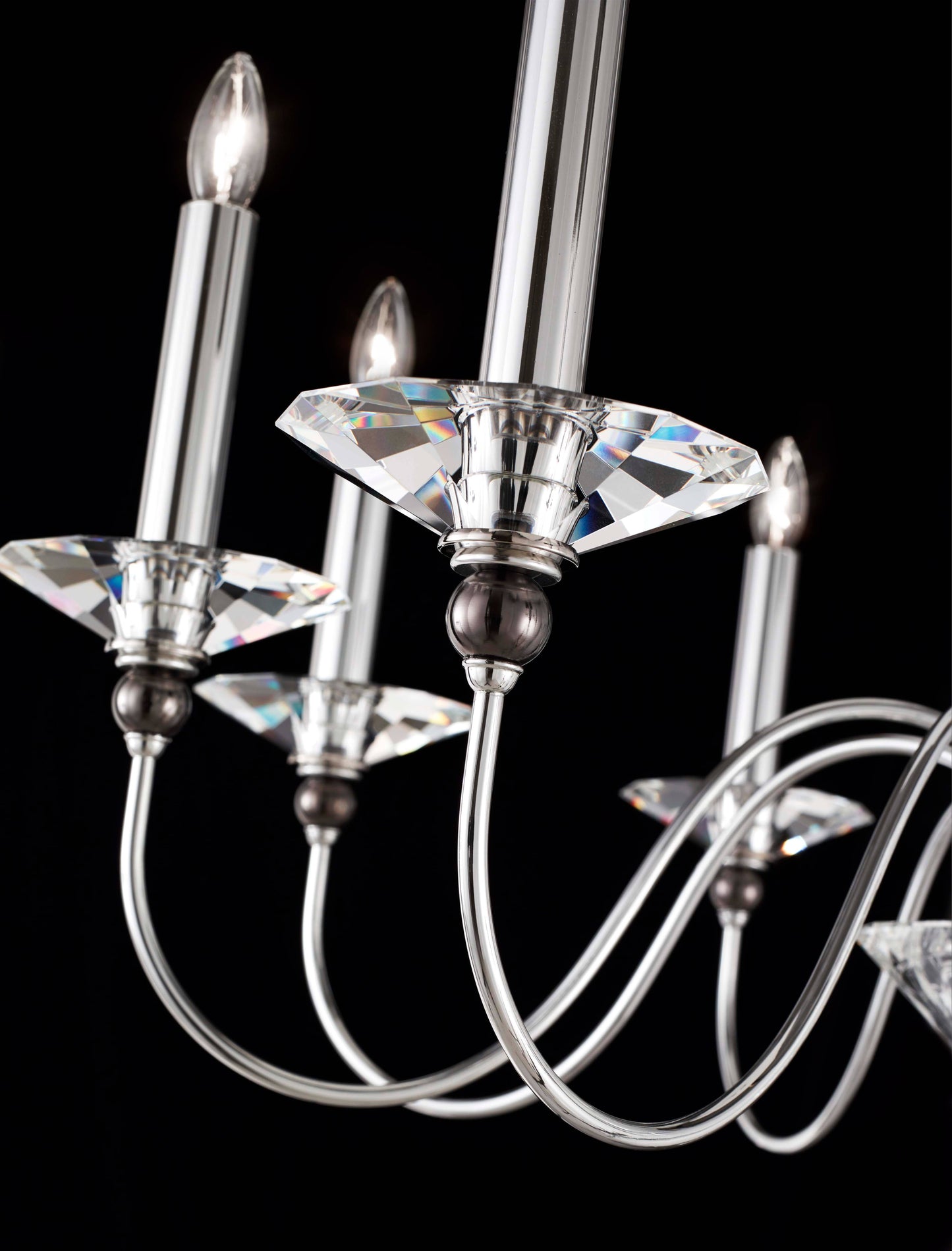 Jasmine 9 Light 33" Wide Crystal Chandelier with Clear Swarovski Optic Crystals