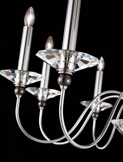 Jasmine 9 Light 33" Wide Crystal Chandelier with Clear Swarovski Optic Crystals