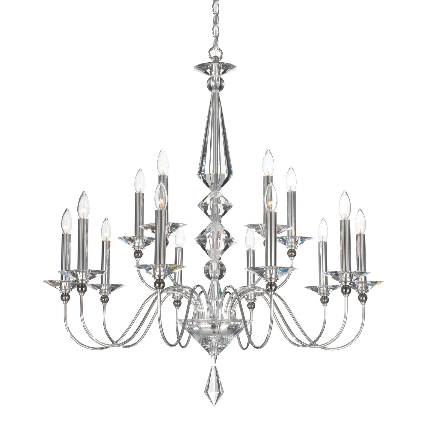 Jasmine 15 Light 36" Wide Crystal Chandelier