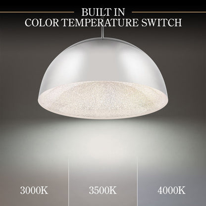 Schonbek Beyond Stardust 23" Wide LED Pendant with Clear Optic Crystal