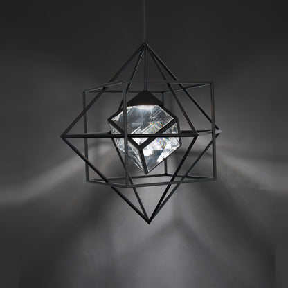 Heracles 28" Wide LED Crystal Pendant