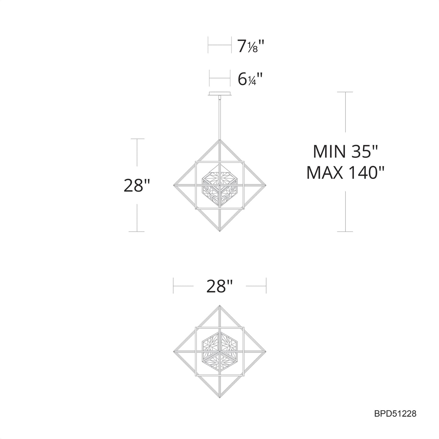 Heracles 28" Wide LED Crystal Pendant