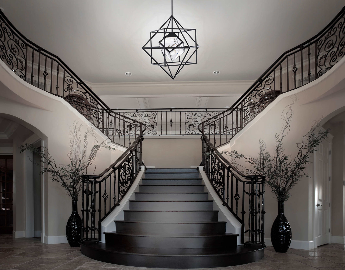 Heracles 28" Wide LED Crystal Pendant