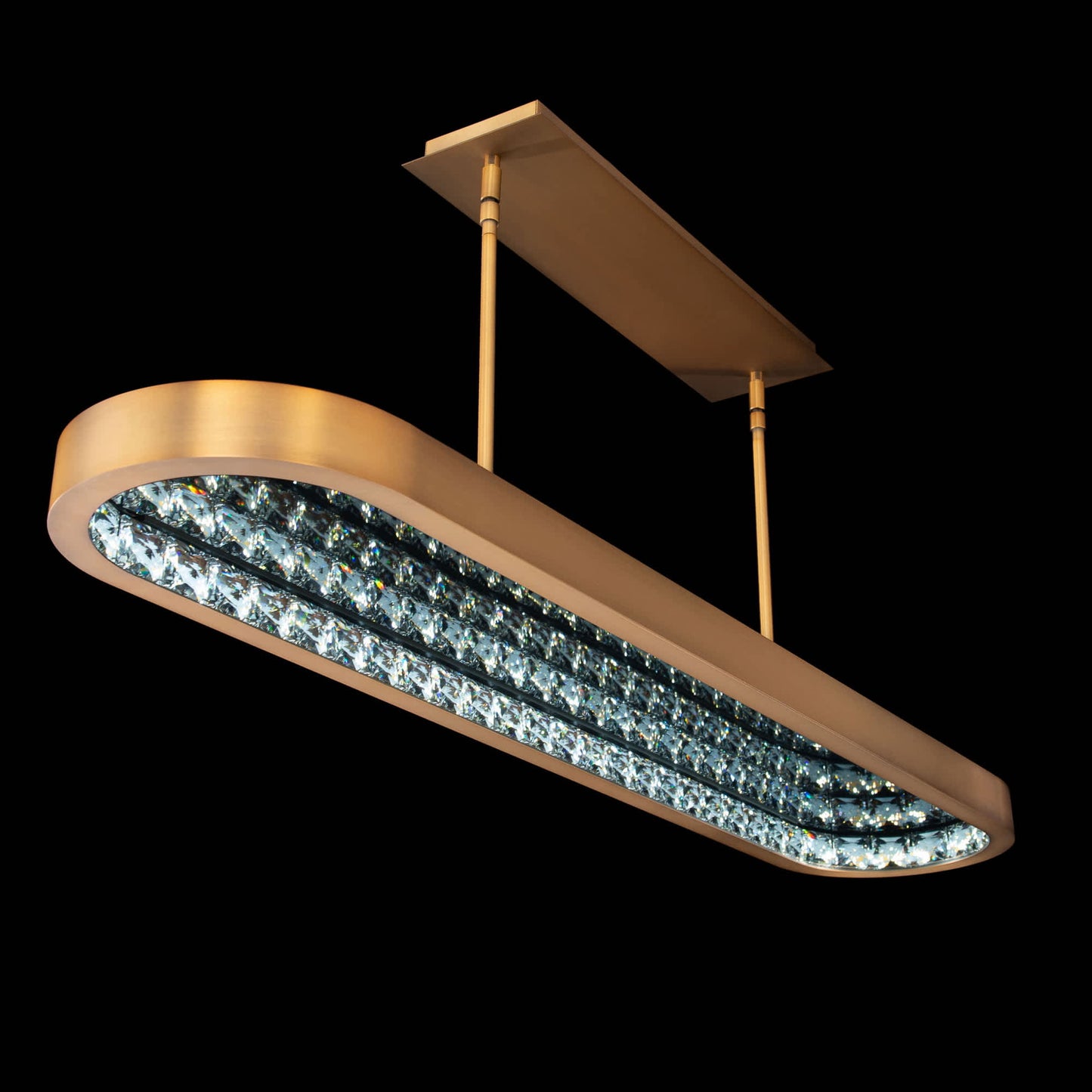 Marquis 47" Wide LED Crystal Linear Pendant