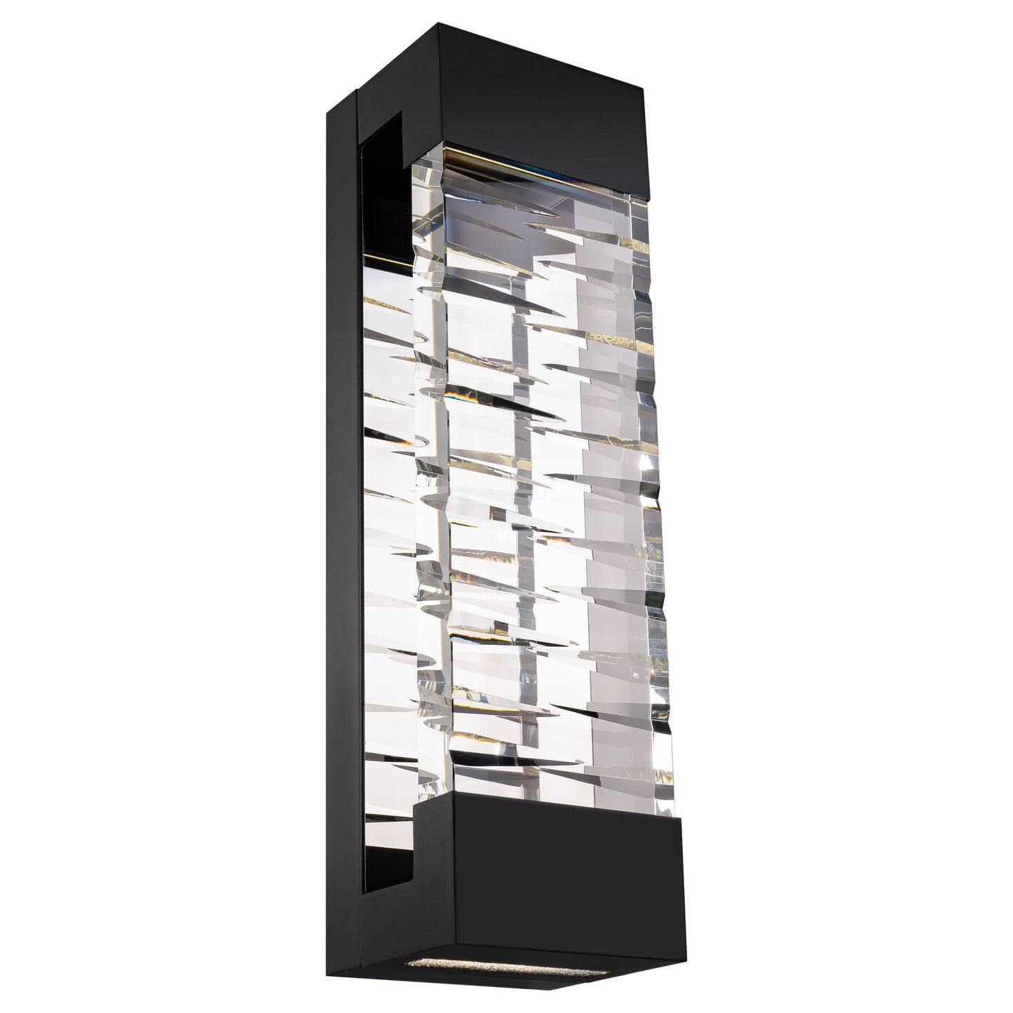 Labyrinth 32" Tall LED Wall Sconce with Clear Optic Crystal