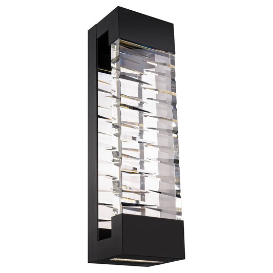 Labyrinth 32" Tall LED Wall Sconce with Clear Optic Crystal