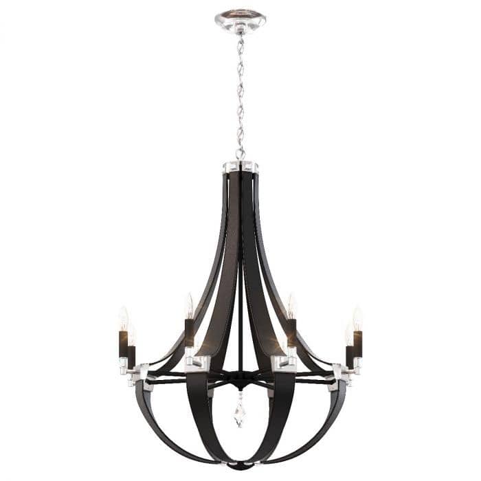 Crystal Empire 30" Wide Chandelier with Radiant Crystal Accent