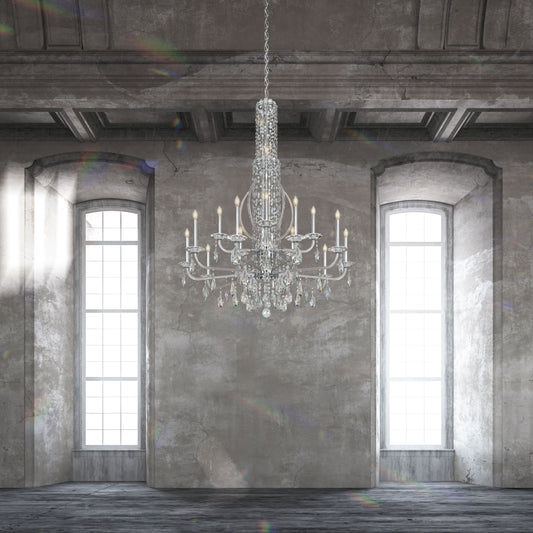 Sarella 10 Light 41" Wide Crystal Chandelier with Heritage Crystals