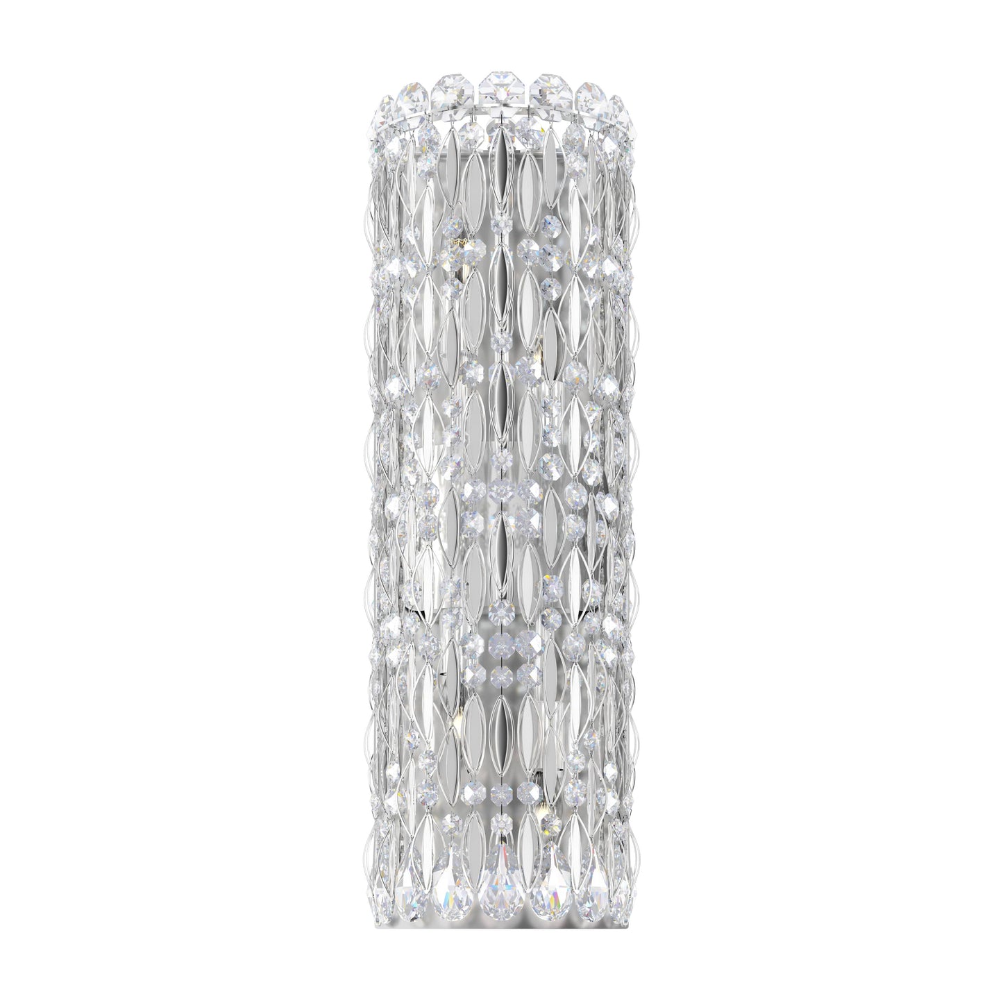 Sarella 4 Light 22" Tall Wall Sconce with Heritage Crystals