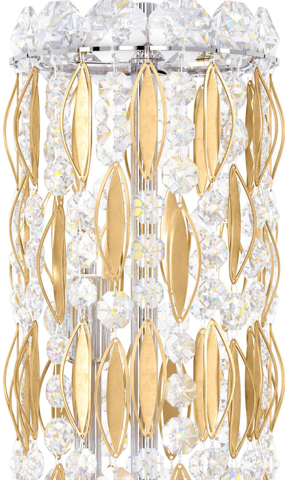 Sarella 8 Light 6" Tall Wall Sconce with Swarovski Crystals