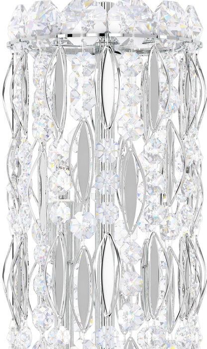 Sarella 12 Light 24" Wide Flush Mount Drum Ceiling Fixture with Heritage Crystals