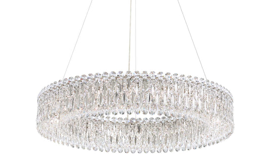 Sarella 18 Light 36" Wide Crystal Pendant with Heritage Crystals