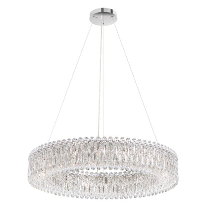 Sarella 18 Light 36" Wide Crystal Pendant with Heritage Crystals