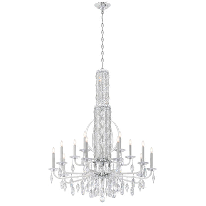 Sarella 17 Light 41" Wide Crystal Chandelier with Heritage Crystals