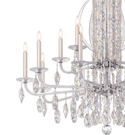 Sarella 17 Light 41" Wide Crystal Chandelier with Heritage Crystals