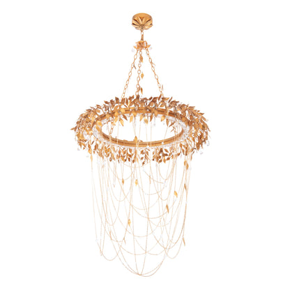 Midsummer Night 34" Wide LED Crystal Abstract Chandelier