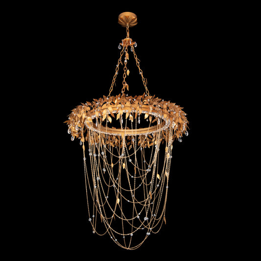 Midsummer Night 34" Wide LED Crystal Abstract Chandelier