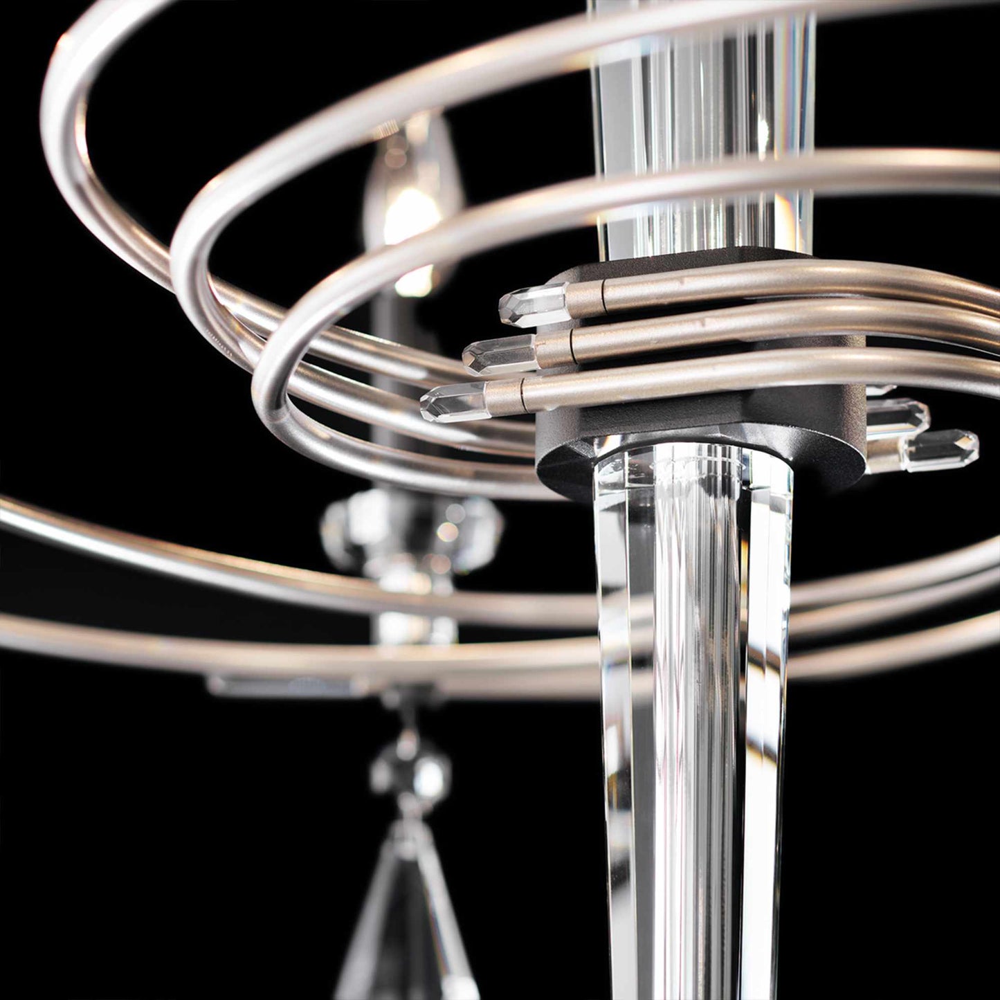 Tempest 6 Light 28" Wide Crystal Candle Style Chandelier