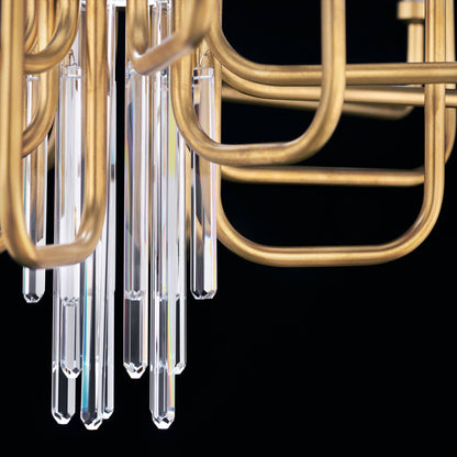 Calliope 16 Light 42" Wide LED Crystal Candle Style Chandelier