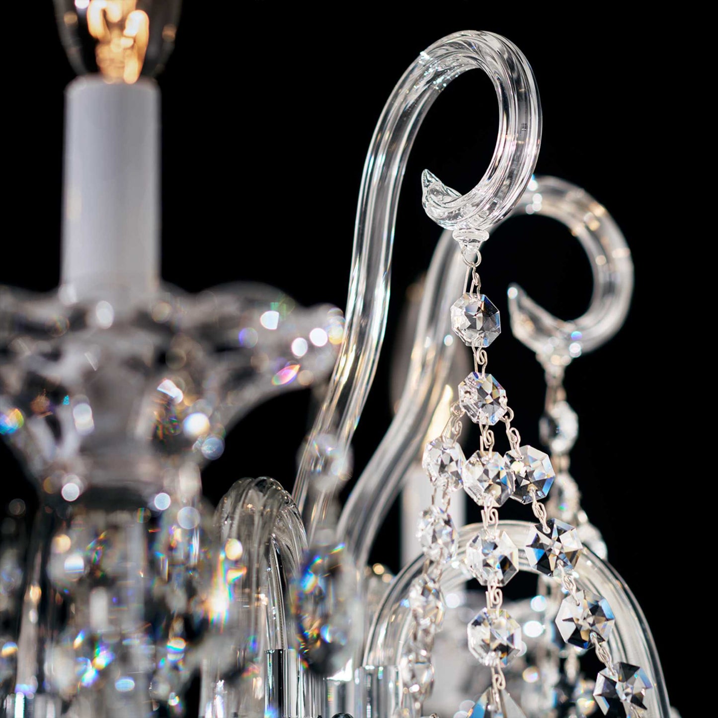 Sterling Linear 12 Light 58" Wide Crystal Linear Chandelier