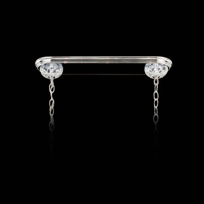 Sterling Linear 12 Light 58" Wide Crystal Linear Chandelier
