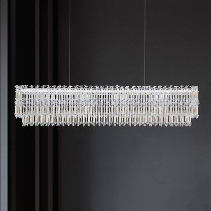 Schonbek Tahitian 48" Wide LED Crystal Linear Chandelier