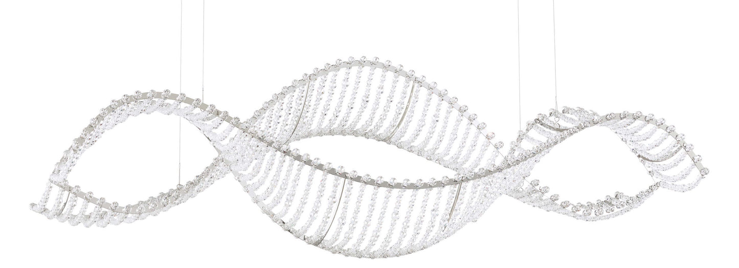 Alon 41" Wide LED Crystal Chandelier - with Swarovski Crystal