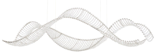Alon 60" Wide LED Crystal Chandelier - with Swarovski Crystal