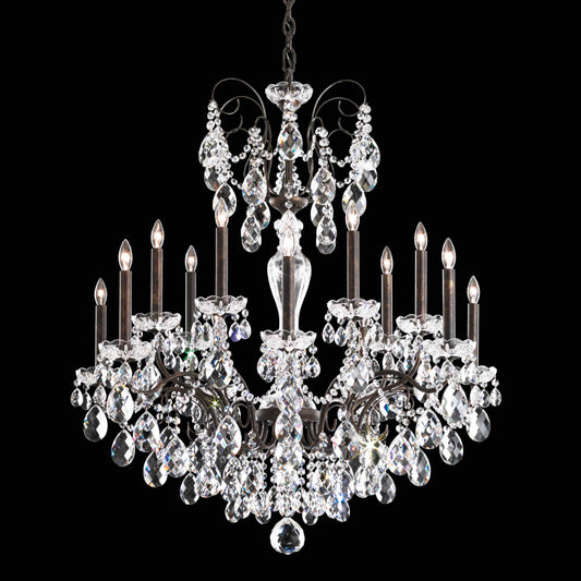 Sonatina 14 Light 35" Wide Crystal Chandelier with Clear Swarovski Crystals