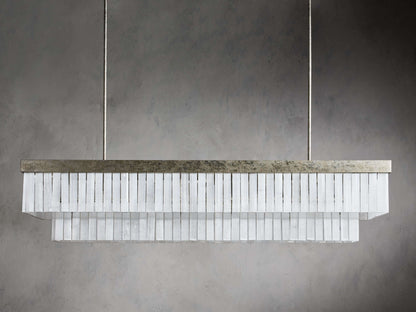Selene Crystal Bar Rectangular Chandelier