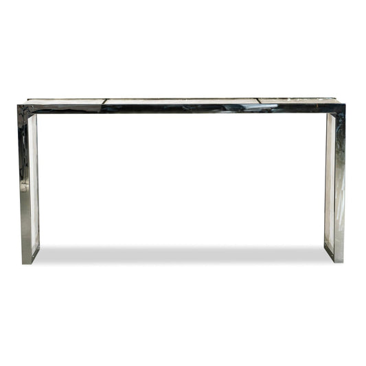 Century Furniture Grand Tour Samantha Glassy Quartz Console Table