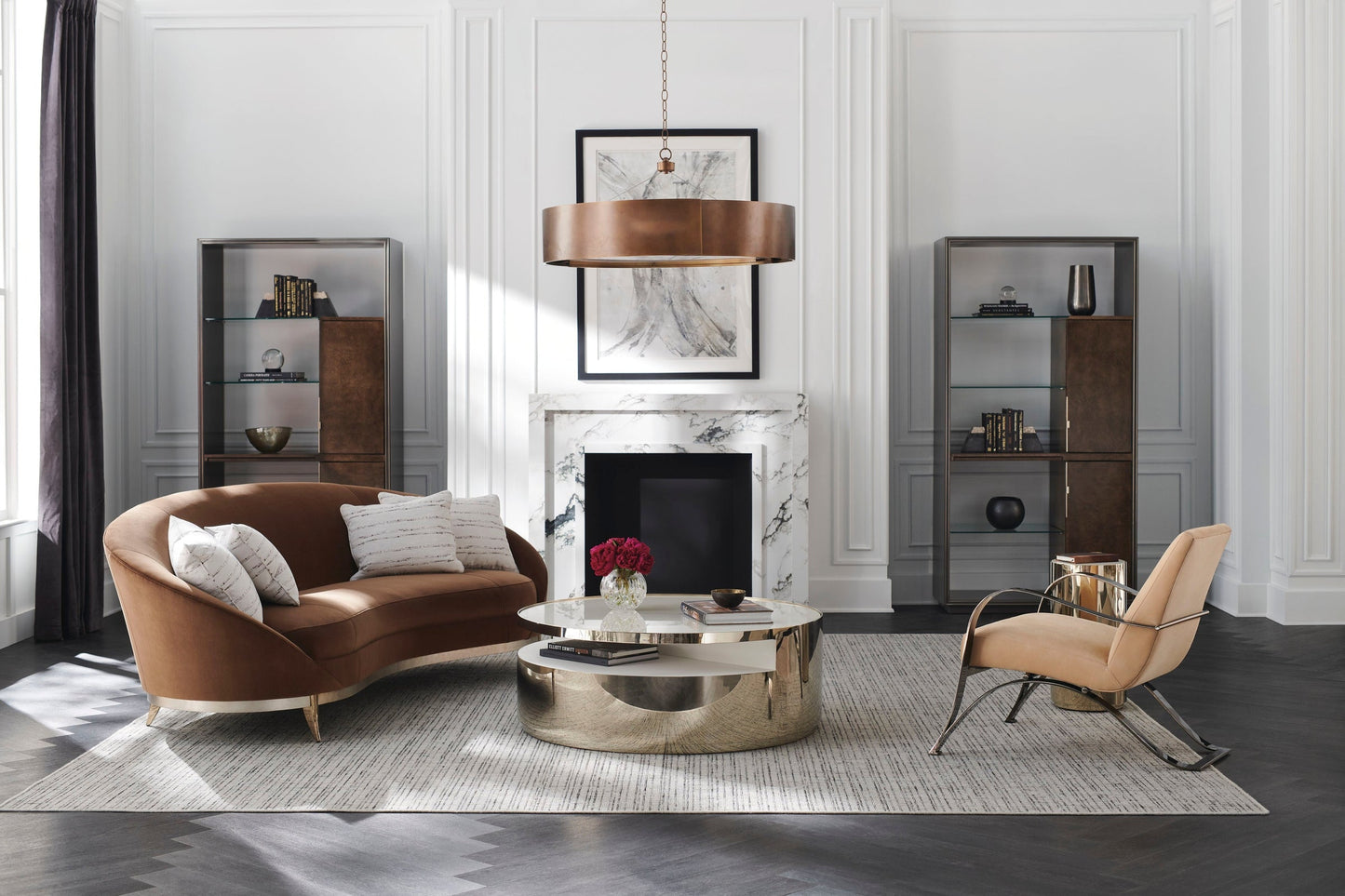 Caracole Signature Metropolitan Turn Style Cocktail Table