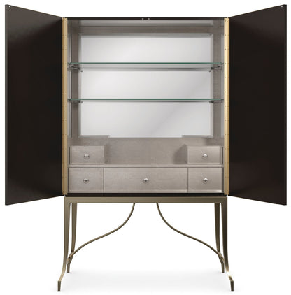 Caracole Signature Metropolitan Uptown Tall Cabinet Clearance