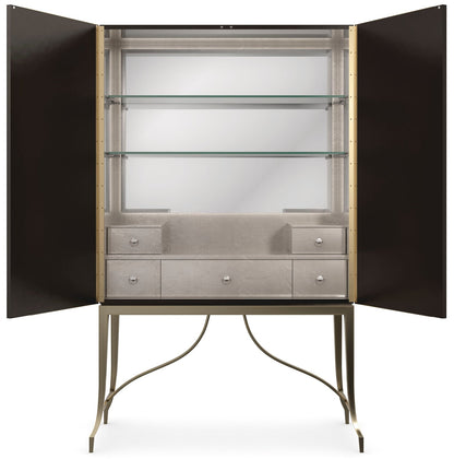 Caracole Signature Metropolitan Uptown Tall Cabinet Clearance