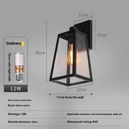 Solar Waterproof Outdoor Wall Lamp