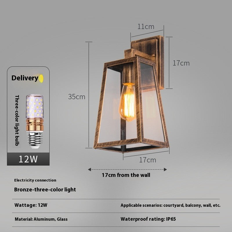 Solar Waterproof Outdoor Wall Lamp