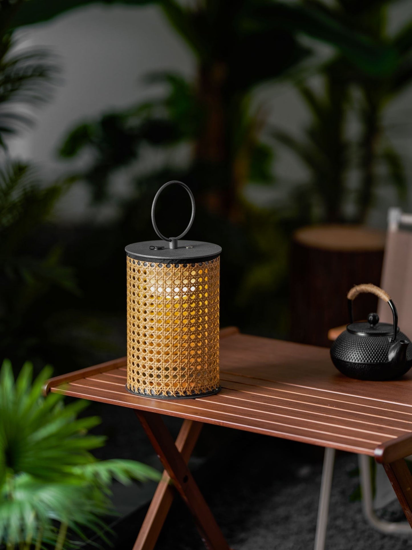 Solara Woven Solar Garden Lantern