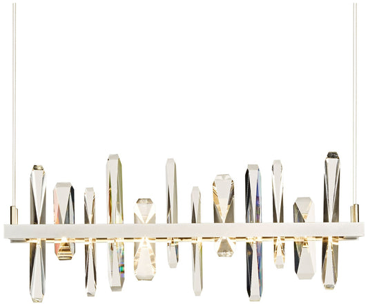 Solitude 25 1/2"W Platinum LED Kitchen Island Light Pendant