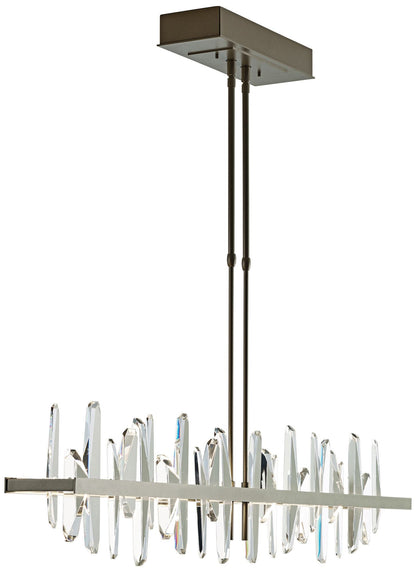 Solitude 51.9" Wide Large Soft Gold LED Pendant