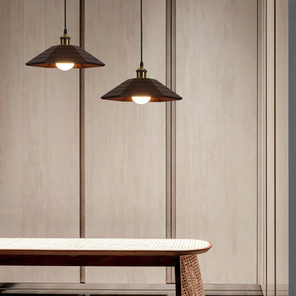 Solmere Wooden Dome Pendant