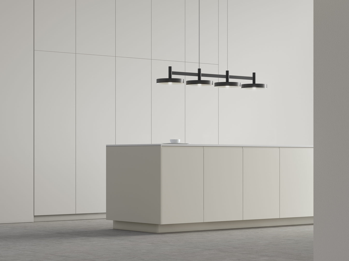 Systema Staccato 43" Wide LED Commercial Linear Pendant