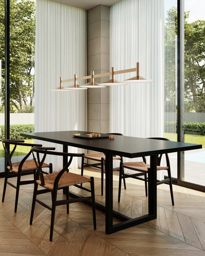 Systema Staccato 57" Wide LED Commercial Linear Pendant
