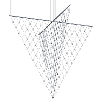 Sonneman Constellation Galaxy Matrix 4 Light 78" Wide LED Suspension Multi Light Pendant