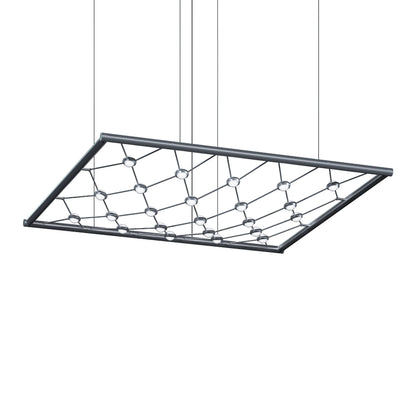 Constellation 39" Wide LED Suspension Multi Light Pendant